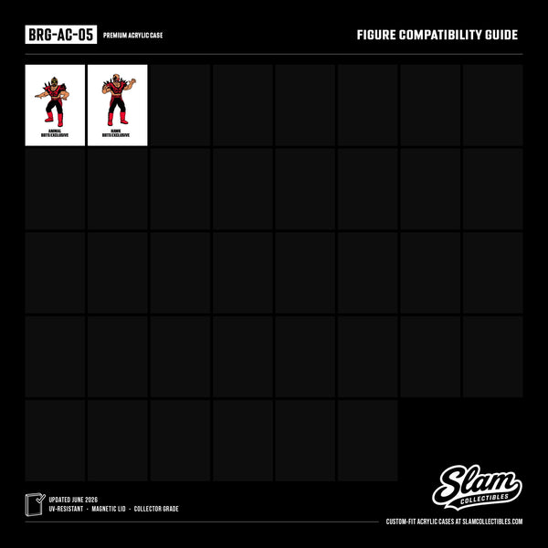 Big Rubber Guys Acrylic Display Case - Size 5 (UV-Resistant)