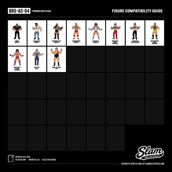 Big Rubber Guys Acrylic Display Case - Size 4 (UV-Resistant)