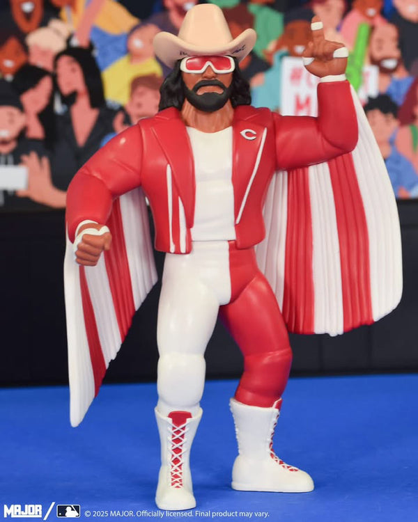 Big Rubber Guys Macho Man Randy Savage (Cincinnati Reds) Figure (Q2 2026)