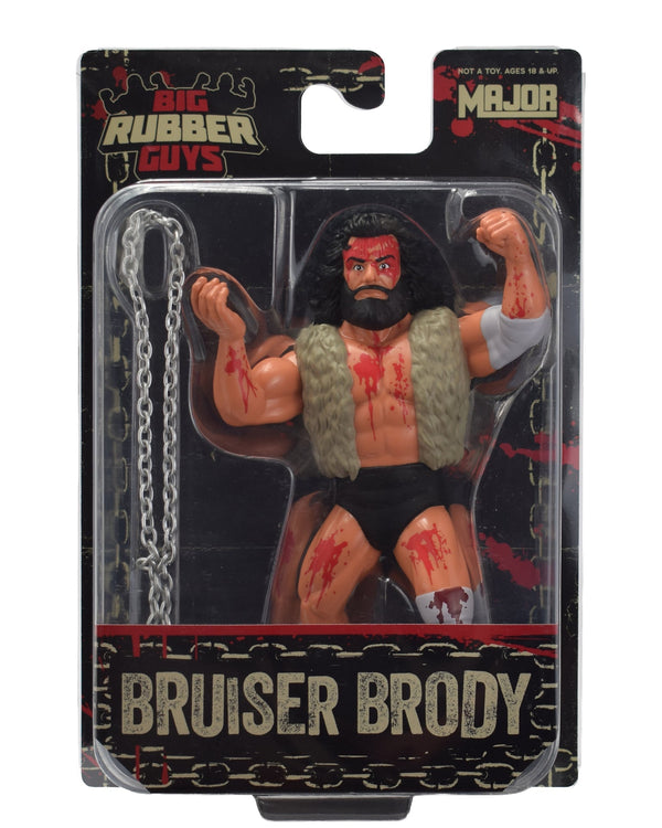 Big Rubber Guys Bloody Bruiser Brody 1/1000 Wrestling Figure