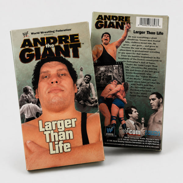 WWF Andre The Giant: Larger than Life VHS (Used)
