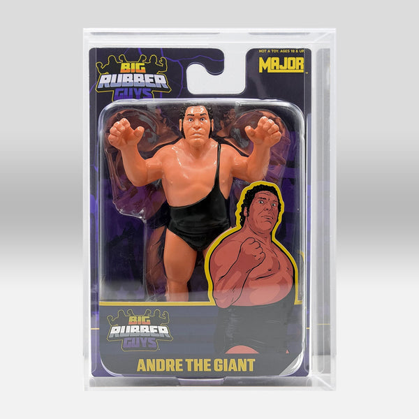 Big Rubber Guys Andre The Giant with UV Resistant Acrylic Case