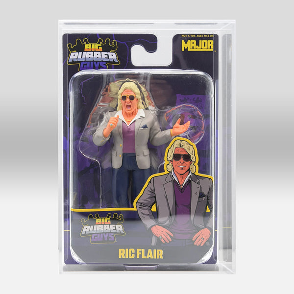 Big Rubber Guys Ric Flair with UV Resistant Acrylic Case
