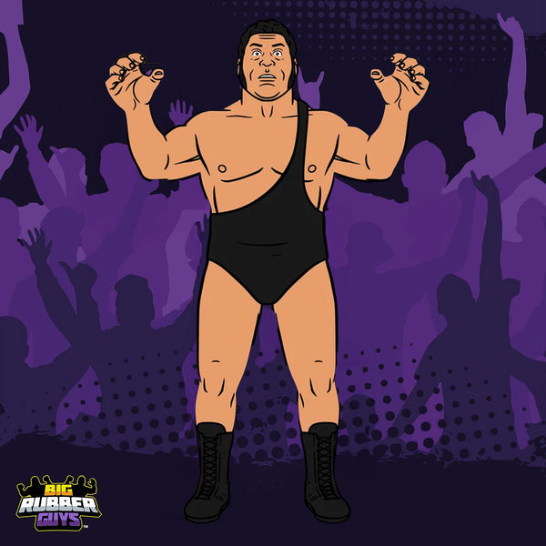 Big Rubber Guys Andre The Giant LJN-inspired rubber wrestling figure