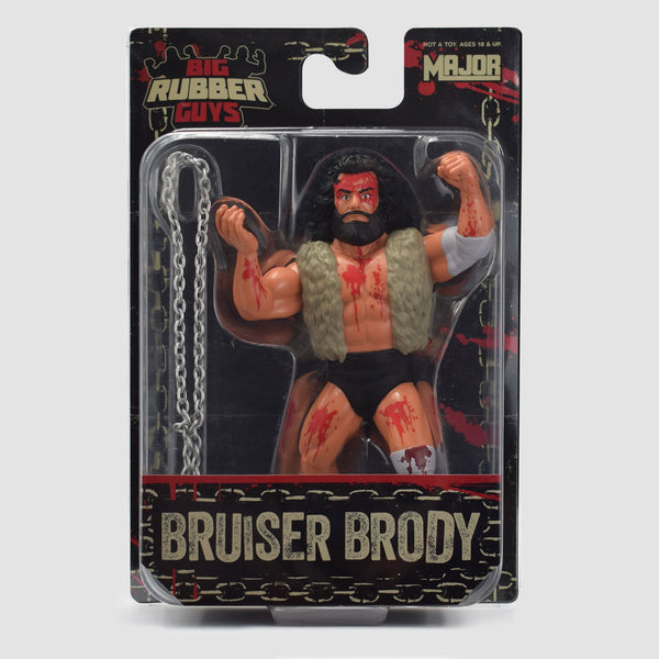 Bloody Bruiser Brody 1/1000 Big Rubber Guys Wrestling Figure
