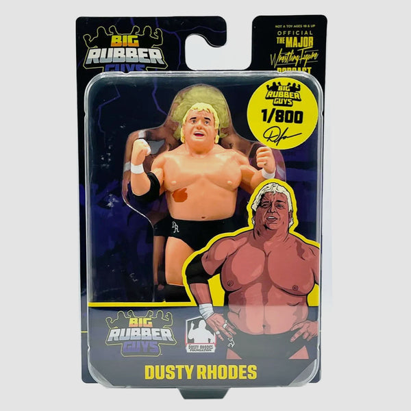 Big Rubber Guys Dusty Rhodes 1/800 exclusive LJN-style rubber wrestling figure