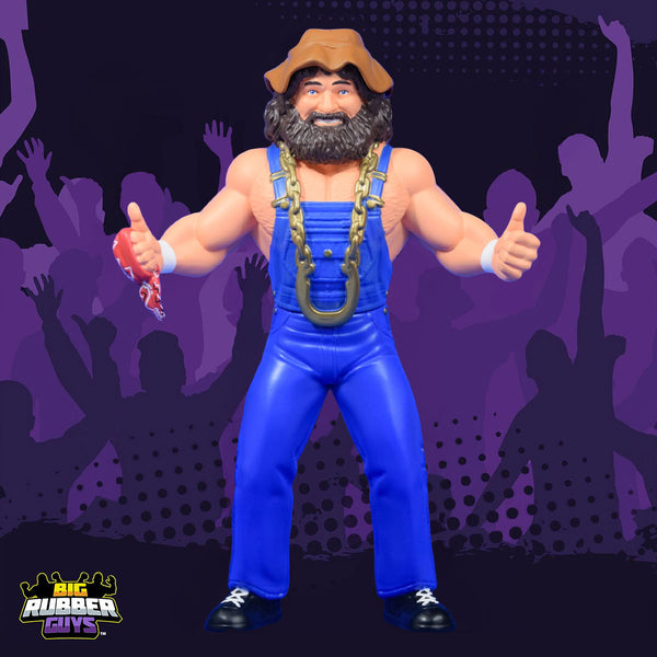 Big Rubber Guys Hillbilly Jim Series 17 LJN-style collectible rubber wrestling figure