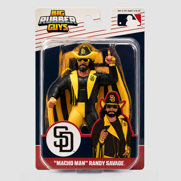 Big Rubber Guys Macho Man Randy Savage 1/1000 San Diego Padres Exclusive Figure