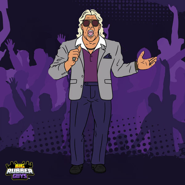 Ric Flair Big Rubber Guys LJN style rubber figure in suit at Slam Collectibles