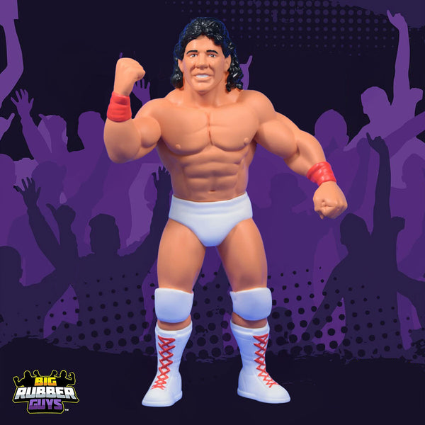 Big Rubber Guys Tito Santana Series 17 LJN-style rubber wrestling figure