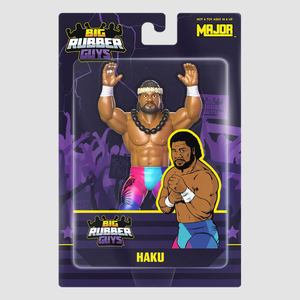 Big Rubber Guys Haku LJN style wrestling figure at SlamCollectibles.com