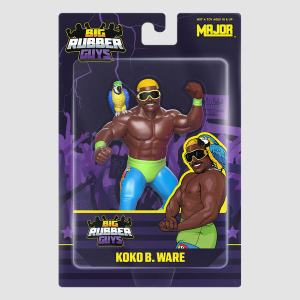 Big Rubber Guys Koko B Ware LJN style wrestling figure at SlamCollectibles.com