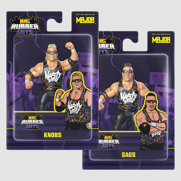 The Nasty Boys Big Rubber Guys LJN style wrestling figures at SlamCollectibles.com