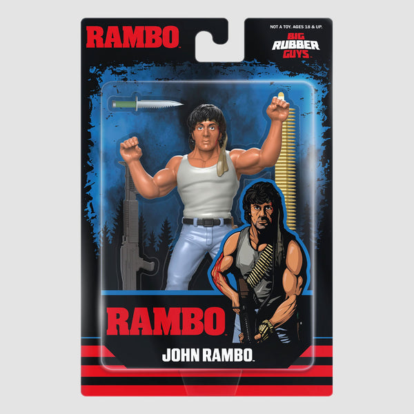 Big Rubber Guys Rambo figure available at SlamCollectibles.com