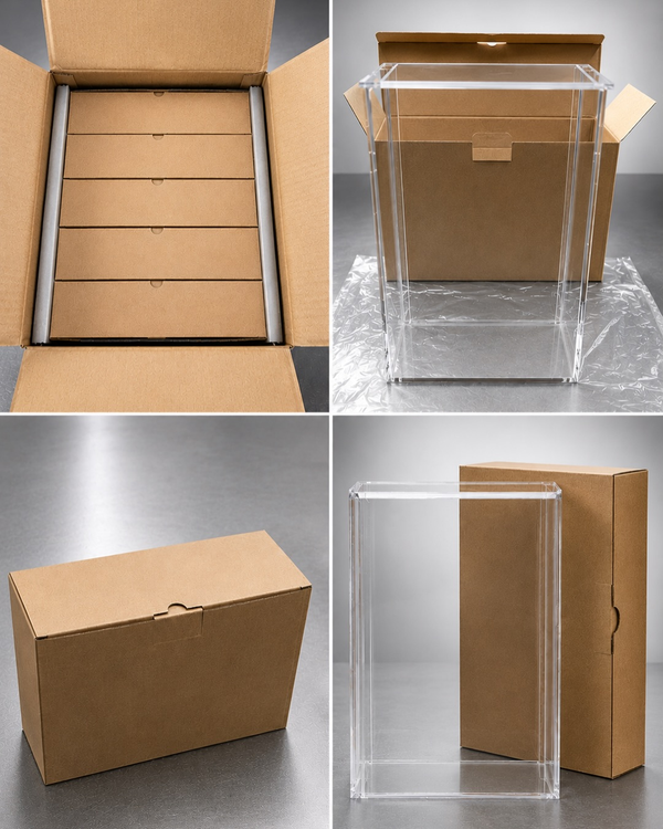 Big Rubber Guys Acrylic Display Case 10-Pack – Size 3 (UV-Resistant)