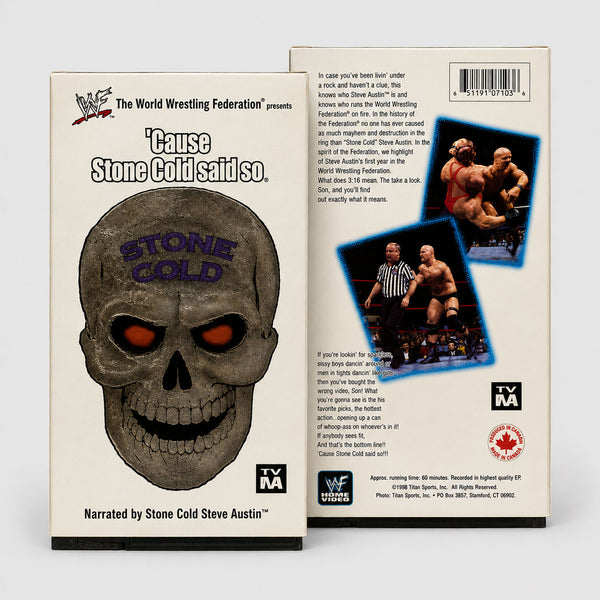 WWF 'Cause Stone Cold Said So VHS (Used)