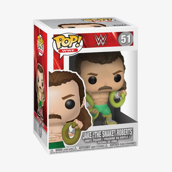 Jake The Snake Roberts WWE Funko Pop! figure at SlamCollectibles.com