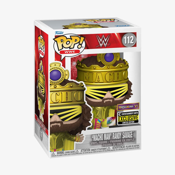 Macho King Randy Savage WWE Funko Pop! figure at SlamCollectibles.com
