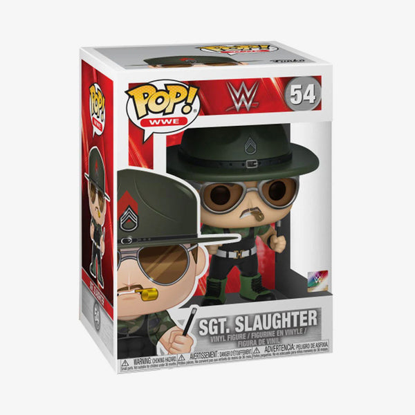 Sgt Slaughter WWE Funko Pop! figure at SlamCollectibles.com