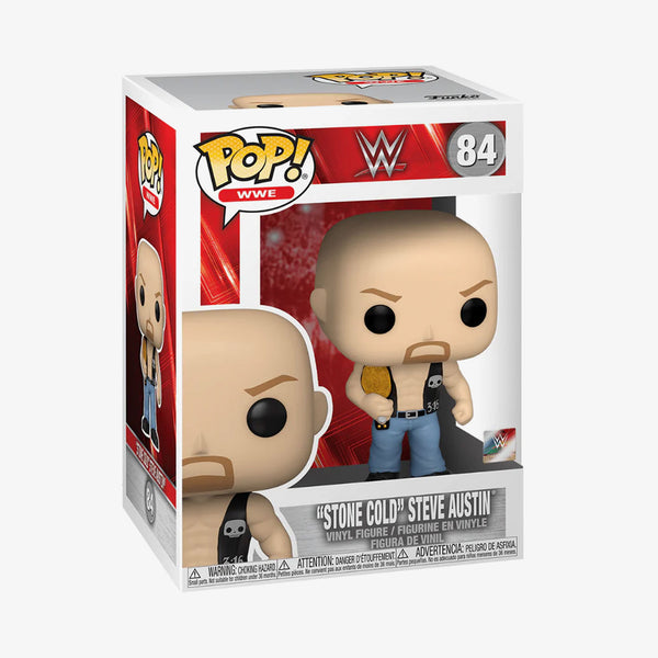 Stone Cold Steve Austin WWE Funko Pop! figure at SlamCollectibles.com