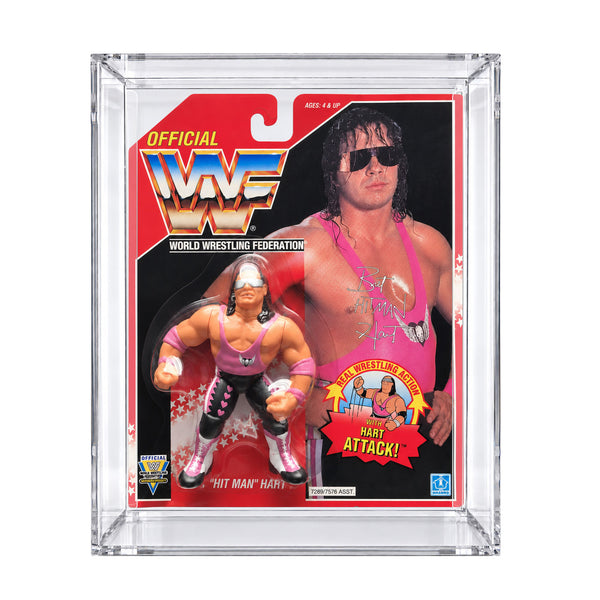 Retro Wrestling Figure Acrylic Case (UV-Resistant)