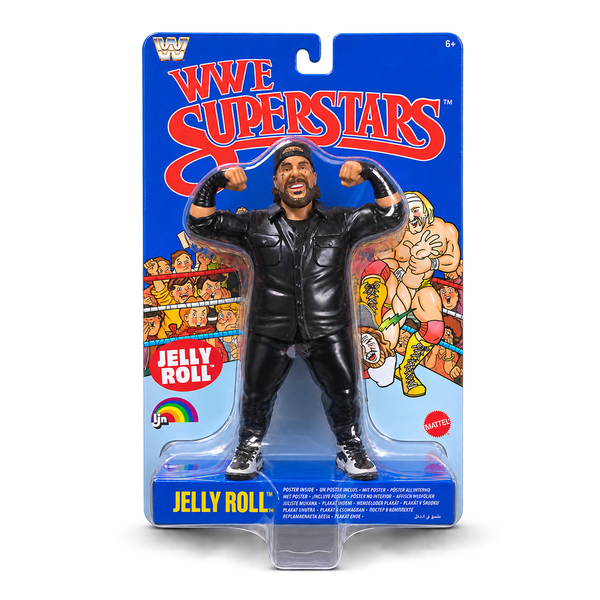 Jelly Roll LJN WWE Superstars Blue Card Edition (Canadian Release)