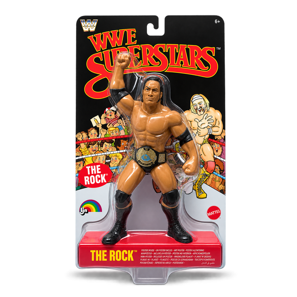 The Rock LJN WWE Superstars Black Card Chase Edition (Canadian Release)