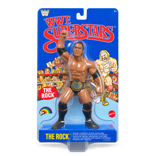 The Rock LJN WWE Superstars Blue Card Edition (Canadian Release)