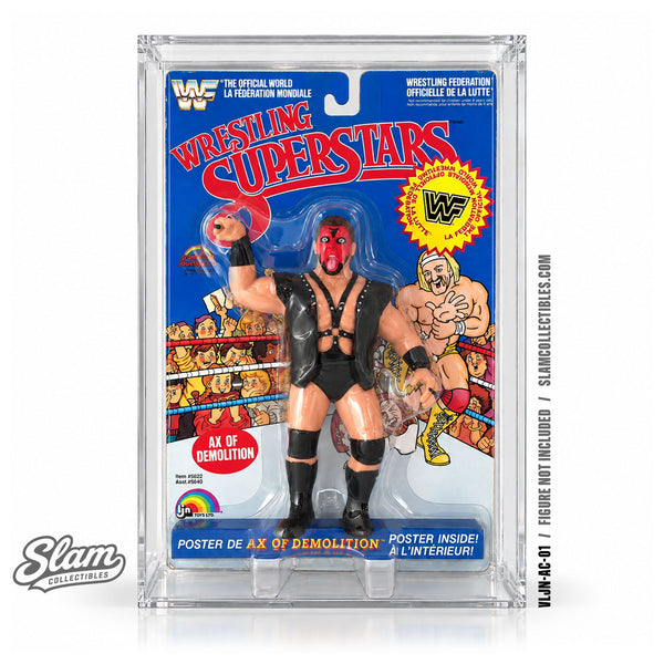 LJN WWF Wrestling Superstars Acrylic Case – Size 1 (UV-Resistant)