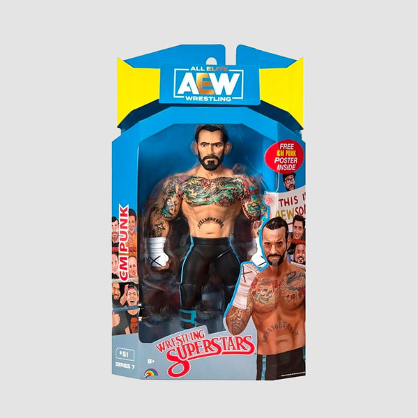 CM Punk LJN Wrestling Superstars AEW figure at SlamCollectibles.com