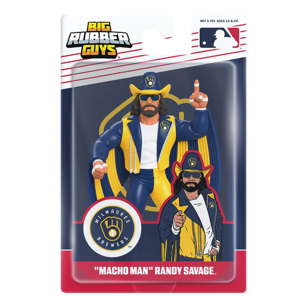 Macho Man Randy Savage (Milwaukee Brewers) Big Rubber Guys Figure