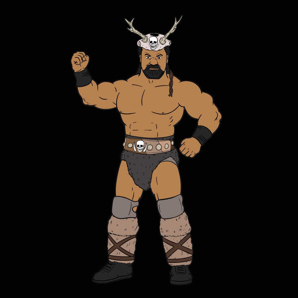 The Barbarian Big Rubber Guys Wrestling Figure