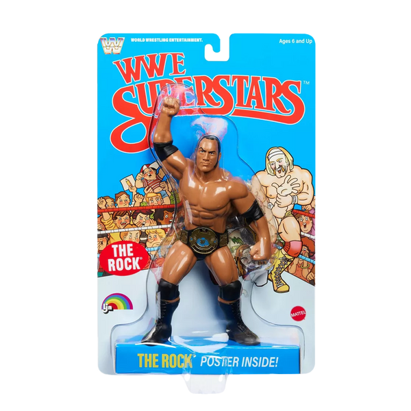 LJN WWE Superstars – The Rock Wrestling Figure (Q3-Q4 2026)