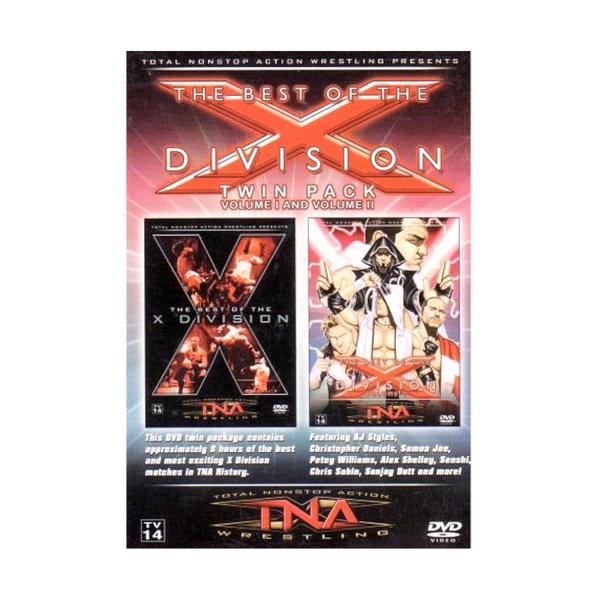 TNA Wrestling Best of The X Division Vol 1 and 2 DVDs