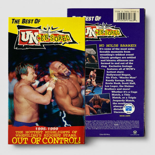 The Best of WCW Uncensored VHS (Used)