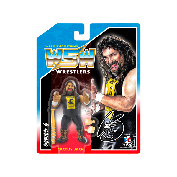 Cactus Jack WSW Retro Wrestling Figure Series 6