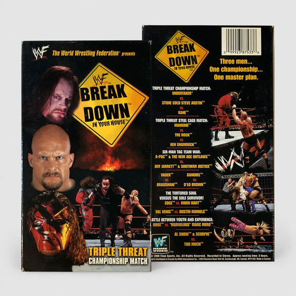 WWF In Your House Breakdown VHS (Used)