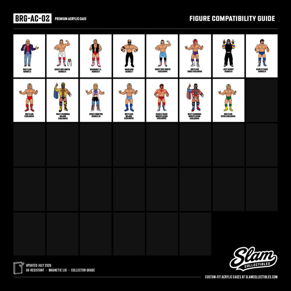 Big Rubber Guys Acrylic Display Case – Size 2 (UV-Resistant)