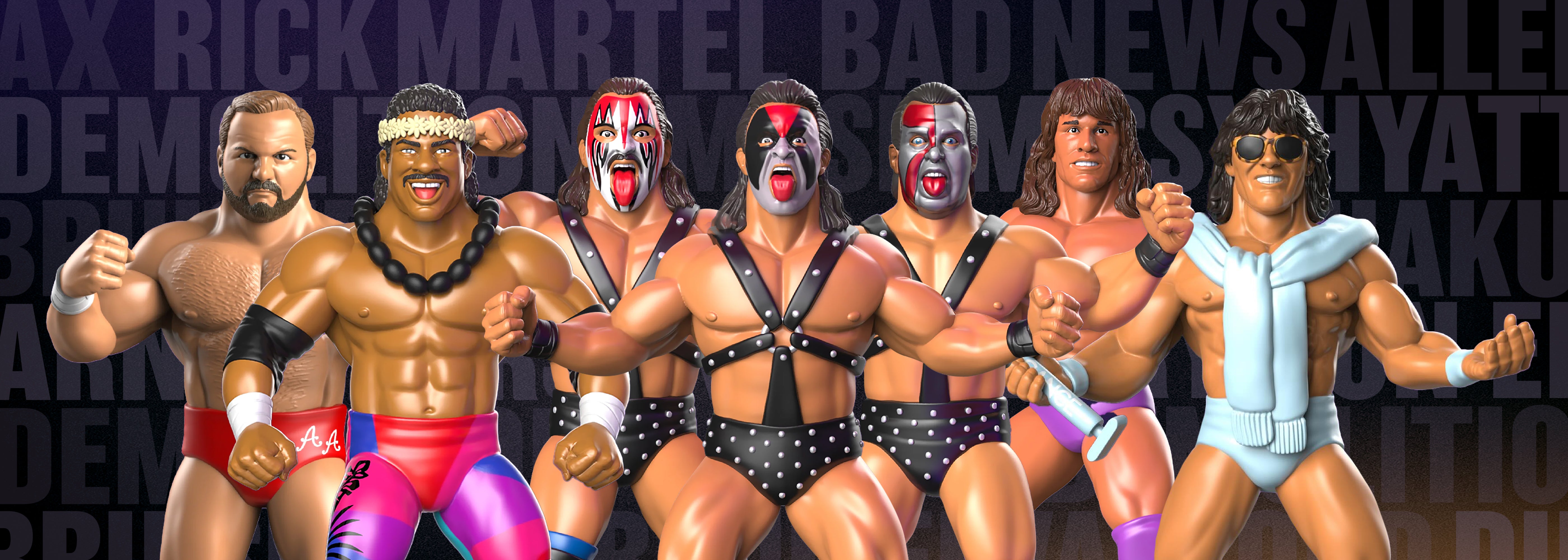 Big Rubber Guys - Order your LJN style wrestling figures