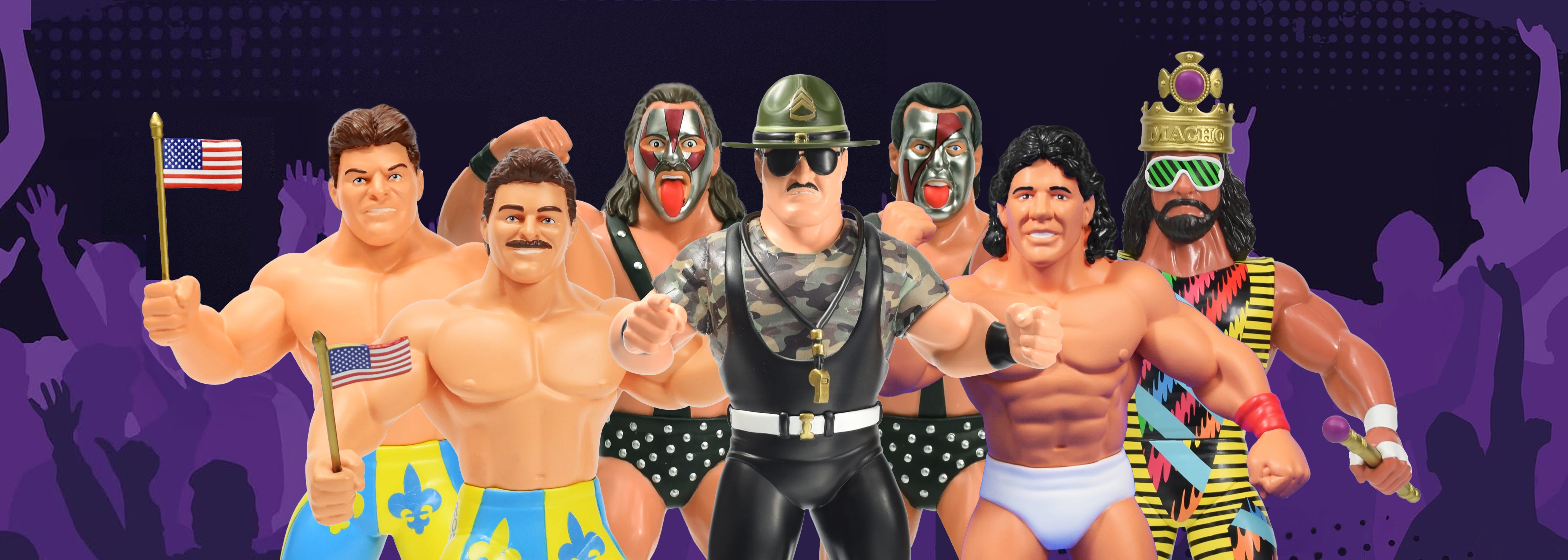 Big Rubber Guys - Order your LJN style wrestling figures today