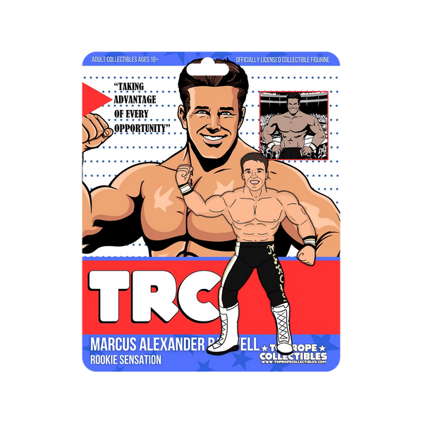 Top Rope Collectibles Marcus Alexander Bagwell Variant A Galoob style wrestling figure at SlamCollectibles.com