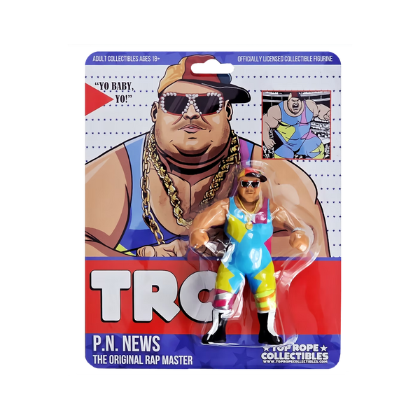 PN News Variant A Top Rope Collectibles Galoob style figure at SlamCollectibles.com