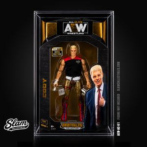AEW Acrylic Case for Unrivaled and Unmatched Wrestling Figures