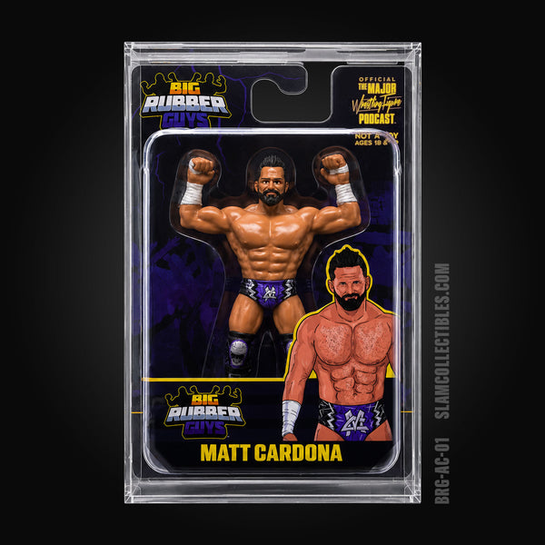  Big Rubber Guys Acrylic Case BRG-AC-01 Matt Cardona