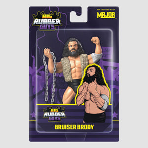 Big Rubber Guys Bruiser Brody Series 13 LJN-style rubber wrestling figure