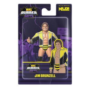 Jim Brunzell Killer Bees Big Rubber Guys Wrestling Figure