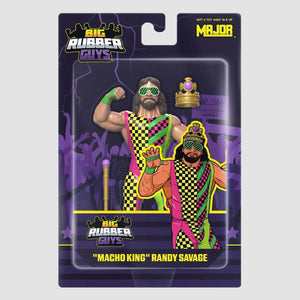 Big Rubber Guys Macho King Randy Savage LJN-style rubber wrestling figure