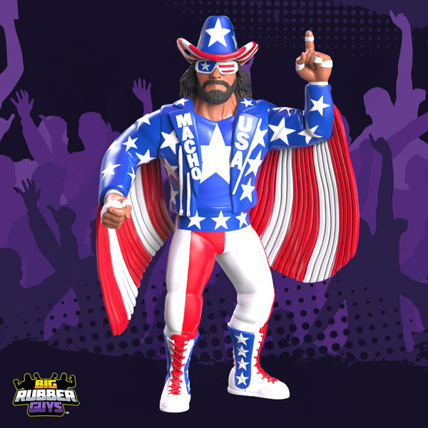 Big Rubber Guys Macho Man Randy Savage 1/1000 Wrestling Figure