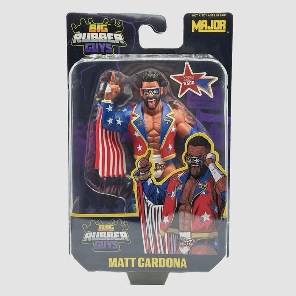 Big Rubber Guys Matt Cardona 1 of 500 exclusive LJN-style rubber wrestling figure