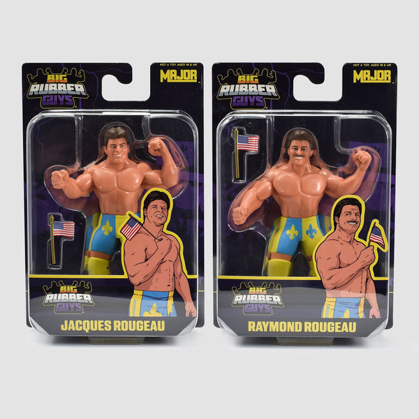 Big Rubber Guys – The Rougeau Brothers Wrestling Figures